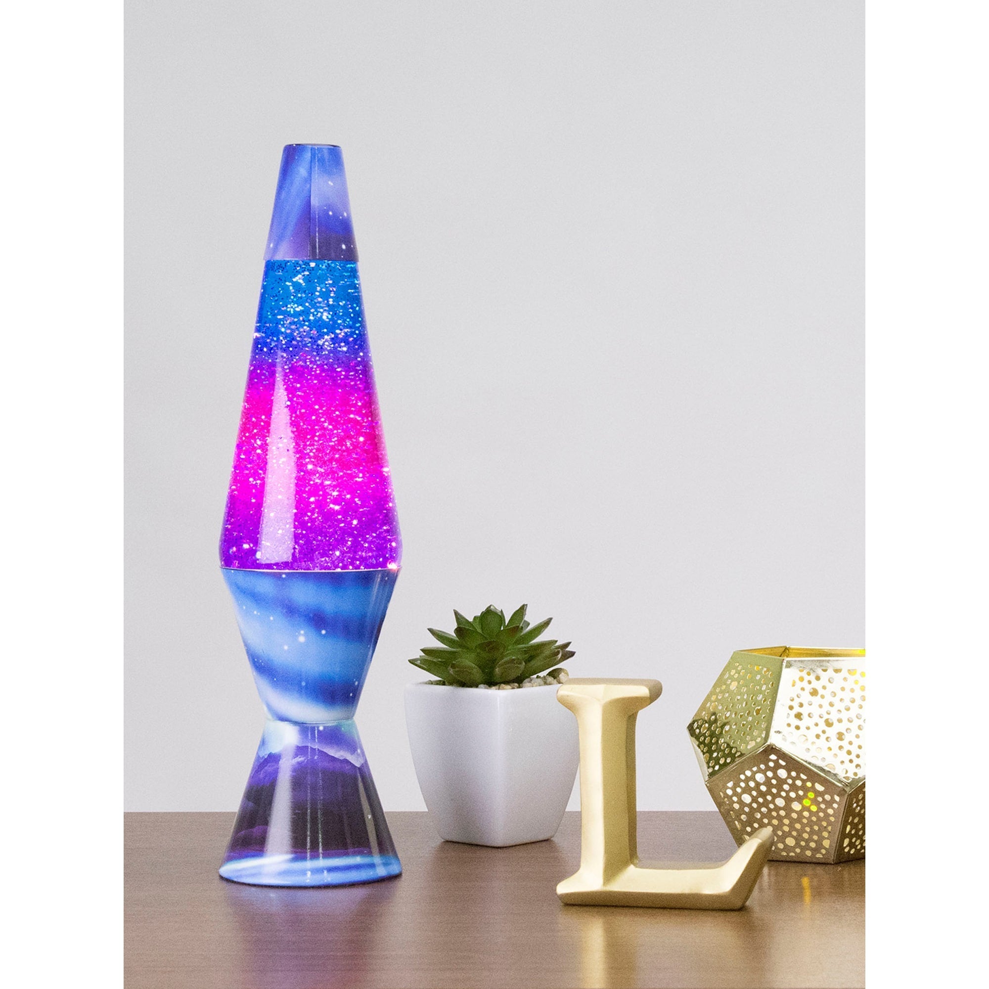 14.5" LAVA LAMP COLORMAX NORTHERN LIGHTS - GLITTER
