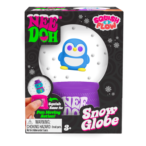 NeeDoh Squish N Flow Snow Globe v5010 v5x8